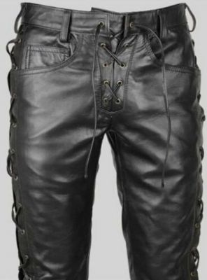 Balck Leather Pant